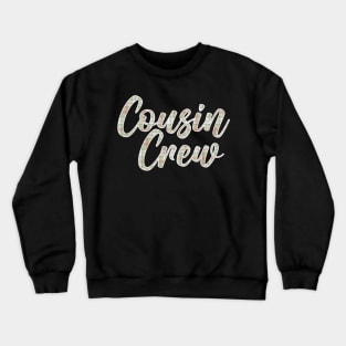 Cousin Crew Plaid Design Crewneck Sweatshirt